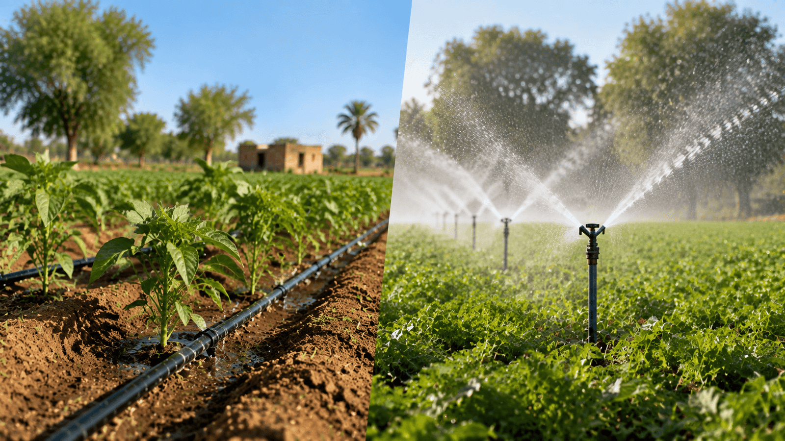 Drip Irrigation vs Sprinkler Irrigation: Full Comparison
