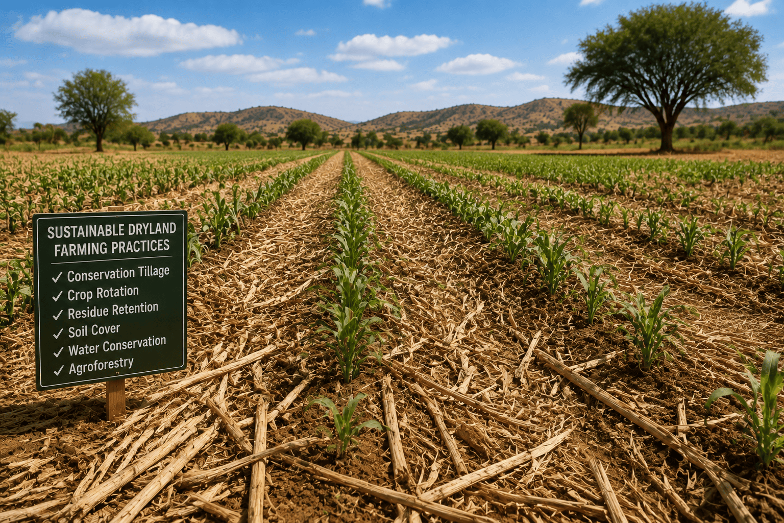 Dryland Farming Techniques for Sustainable Agriculture