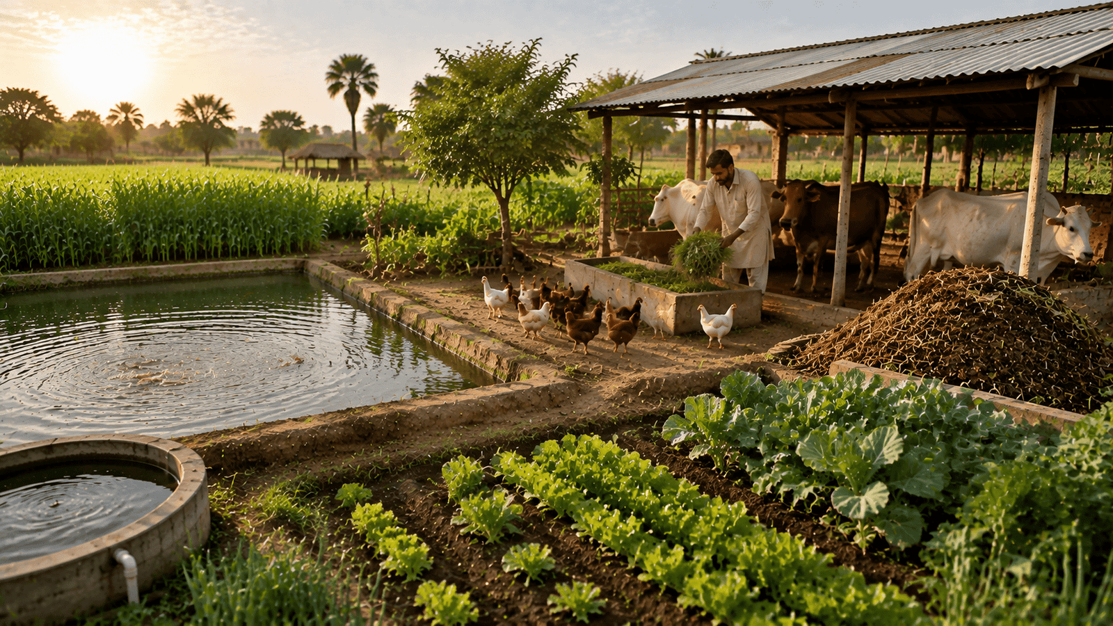 Integrated Fish-Poultry Farming Techniques: A Practical Guide